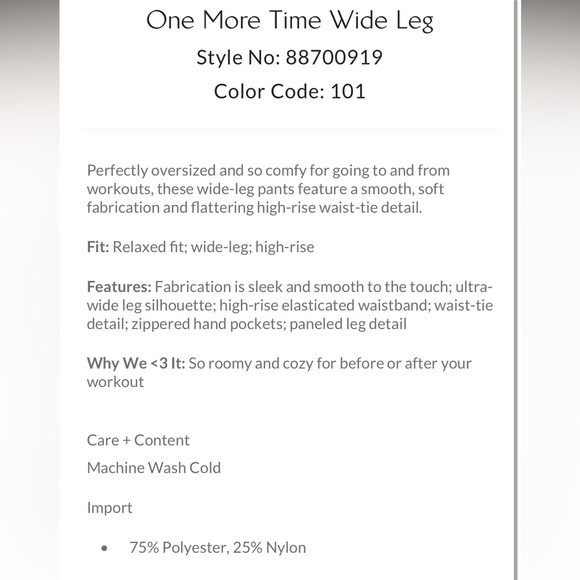 Free People One More Time Wide Leg-Clove-L-NWT - Picture 5 of 7